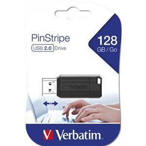 USB memorija 128 GB Verbatim PinStripe USB 2.0