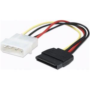 Kabel DELOCK, 4-pin Molex (M) na 15-pin SATA (M), naponski, interni