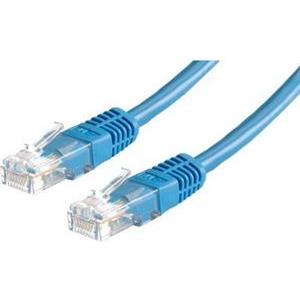 Kabel mrežni UTP, Cat. 6, 0,5m, CCA, 24AWG, Savitljivi, Plavi