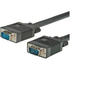 Roline HQ monitor kabel, HD15 M/M, 15m (feritna jezgra)