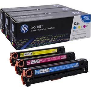 HP 125A 3-pack Cyan/Yellow/Magenta Original LaserJ