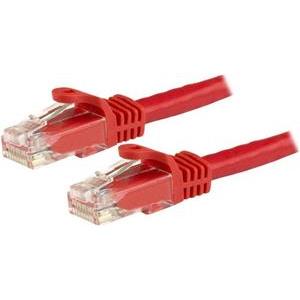 StarTech.com 5m CAT6 Ethernet Cable - Red Snagless Gigabit CAT 6 Wire - 100W PoE RJ45 UTP 650MHz Category 6 Network Patch Cord UL/TIA (N6PATC5MRD) - patch cable - 5 m - red