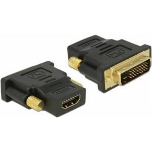 Adapter DELOCK, DVI (M) na HDMI (Ž), LED