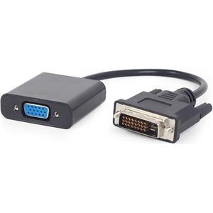 Adapter DELOCK, DVI-D (M) 24+1 na VGA (Ž), crni