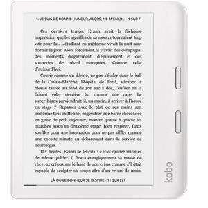 eReader Kobo Libra 2, 7'' Touch, 32GB WiFi, white, KO-N418-KU-WH-K-EP