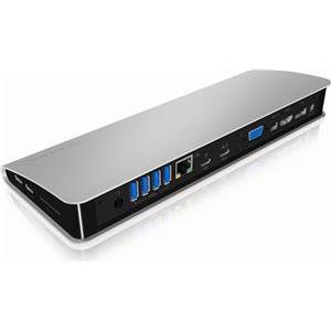 Icybox IB-DK2801-TB3 Thunderbolt 3 Type-C DockingStation Notebook Docking Station