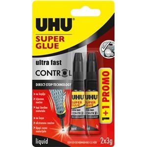 Ljepilo trenutačno 3g Super glue(cianoakrilat) UHU 40755 blister