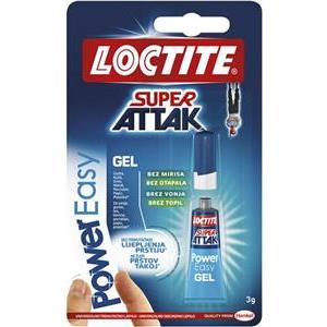 Ljepilo trenutačno 3g Super Attak Power Easy gel Henkel 1462906 blister