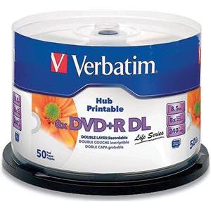 Verbatim - DVD+R DL x 50 - 8.5 GB - storage media