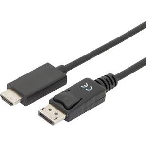 ASSMANN video / audio cable - DisplayPort / HDMI - 3 m
