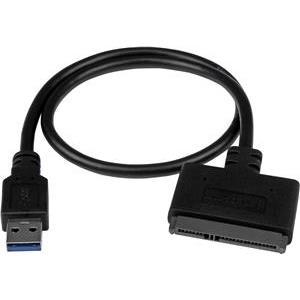 USB 3.1 to 2.5 SATA Hard Drive Adapter - USB 3.1 Gen 2 10Gbps with UASP External HDD/SSD Storage Converter (USB312SAT3CB) - storage controller - SATA 6Gb/s - USB 3.1 (Gen 2)
