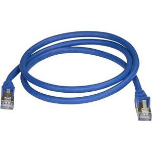 StarTech.com 1 m CAT6a Ethernet Cable - 10 Gigabit Category 6a Shielded Snagless RJ45 100W PoE Patch Cord - 10GbE Blue UL/TIA Certified - patch cable - 1 m - blue