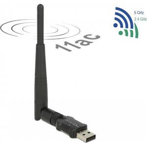 Delock USB 2.0 Dual Band WLAN ac/a/b/g/n Stick - network adapter - USB 2.0