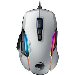 Miš ROCCAT Kone AIMO Remastered, RGB, žični, optički, 16000dpi, bijeli, USB