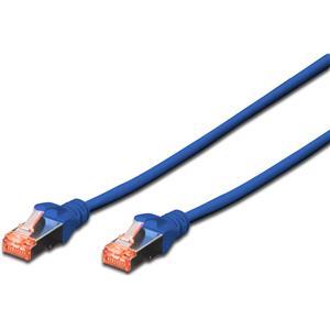 DIGITUS CAT 6 S/FTP patch cable, 0.5m, plavi