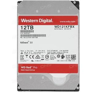 HDD Desktop WD Red Pro (3.5'', 12TB, 256MB, 7200 RPM, SATA 6 Gb/s) WD121KFBX