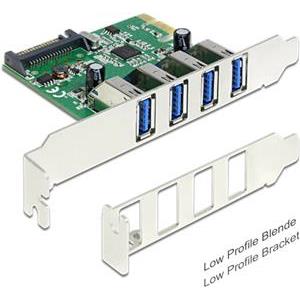Delock PCI Express card > 2 x USB 3.0 - USB adapter - PCIe 2.0 - USB 3.0 x 2