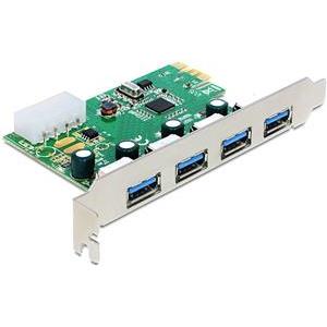 Delock PCI Express Card > 4 x external USB 3.0 - USB adapter - PCIe 2.0 - USB 3.0 x 4