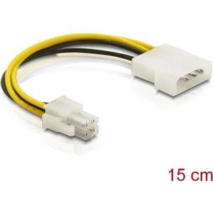 Kabel DELOCK, 4-pin Molex (Ž) na 4-pin P4 (M), naponski, interni, 15cm