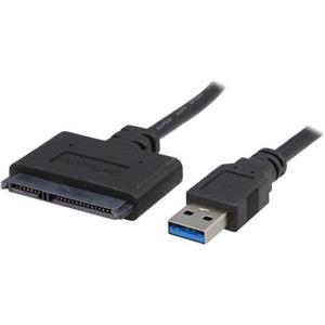 SATA to USB Cable - USB 3.0 to 2.5 SATA III Hard Drive Adapter - External Converter for SSD/HDD Data Transfer (USB3S2SAT3CB) - storage controller - SATA 6Gb/s - USB 3.0