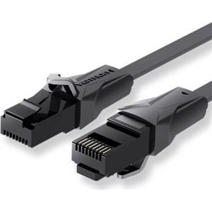 Vention Flat CAT.6 UTP Patch Cord Cable 10M Black