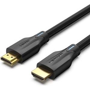 Vention Cotton Braided 8K Ultra High Speed HDMI Cable 2M Black