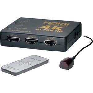 Transmedia 5-way HDMI Switch 4K@30Hz