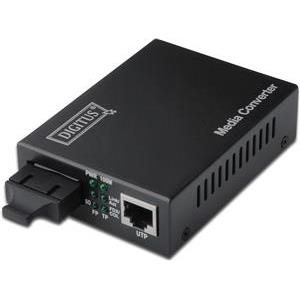 DIGITUS DN-82020-1 - fiber media converter - 10Mb LAN, 100Mb LAN