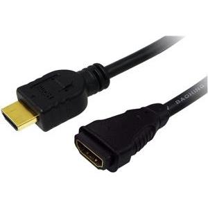 HDMI 1.4 High Speed with Ethernet kabel A->A M/Ž 2,0 m, 4K@30Hz, crni
