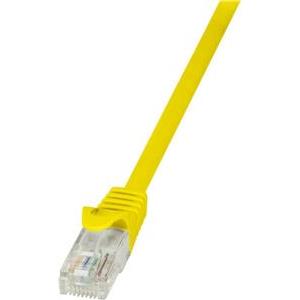 U/UTP prespojni kabel Cat.5e PVC CCA AWG26, žuti, 5,0m
