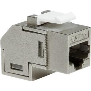 Modul Keystone RJ45 Cat.6a STP, Ž/Ž 1:1, pod kutem 90°