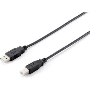 USB 2.0 kabel A->B M/M 1,8 m, crni