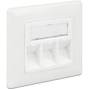 DeLOCK Keystone Wall Outlet - surface mount outlet