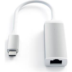 Satechi Aluminium TYPE-C to Ethernet Adapter - Silver