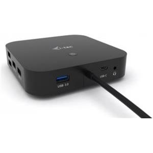i-Tec USB-C Dual Display Docking Station with Power Delivery - docking station - DP