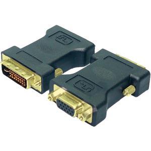 Adapter DVI-I (24+5) M -> HDB15 (VGA) Ž, crni