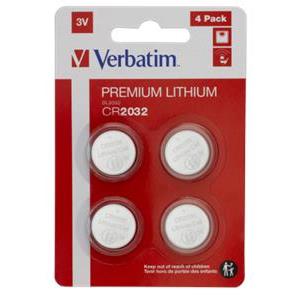 Baterije Verbatim #49533, litijske, CR2032 3V, 4pack