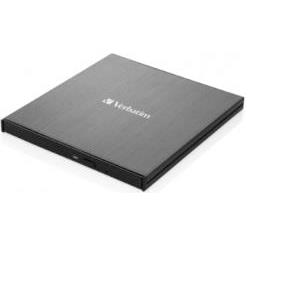 Vanjski snimač Verbatim CD/DVD Slimline, M-Disc kompatibilan, USB3.2/USB-C, crni, #43886