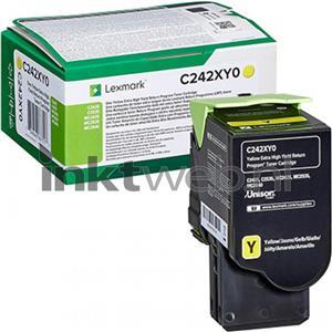 Toner Lexmark C242XY0 yellow 3.5k