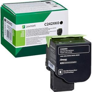 Toner Lexmark C242XK0 black 6k