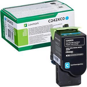 Toner Lexmark C242XC0 cyan 3.5k