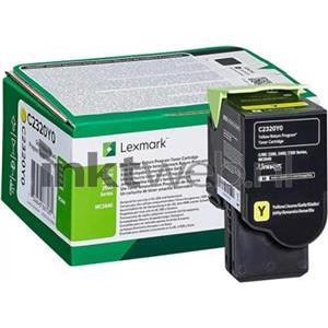 Toner Lexmark C2320Y0 yellow 1k