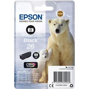 Tinta Epson T2611 XP-800 photo black 4,7ml