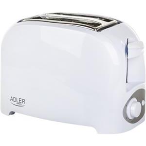 Adler toaster 750 W white