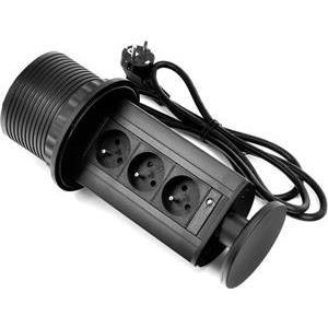 GTV immersion socket 3x 230V, O100mm