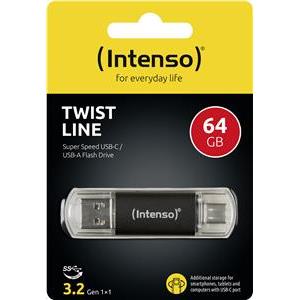 Intenso 64GB Twist Line USB 3.2 / USB-C memory stick