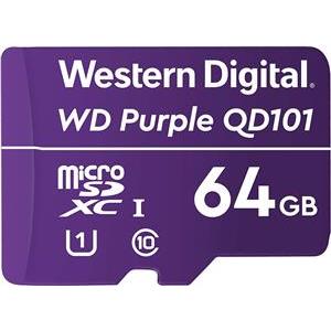 WD 64GB Purple microSD card Ultra