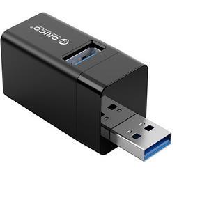 USB hub 3-port 1x USB 3.0, 2x USB 2.0, black, ORICO MINI-U32