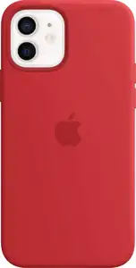Apple iPhone 12/12 Pro Silicone Case with MagSafe - (PRODUCT)RED