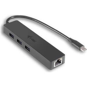 i-tec USB-C Slim Passive HUB 3 Port + Gigabit Ethernet Adapter